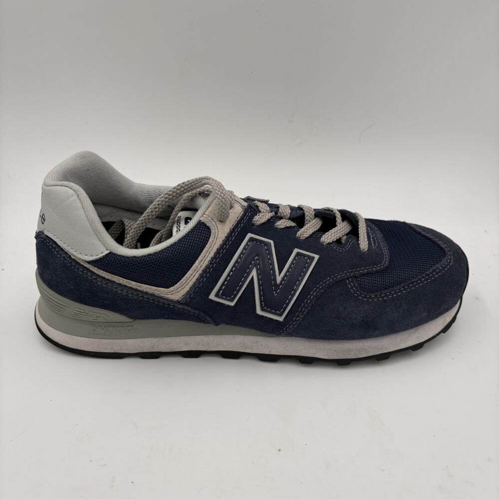 New Balance Women 574 Core Size 11 D Navy Blue And Grey Sneakers WL574EVN